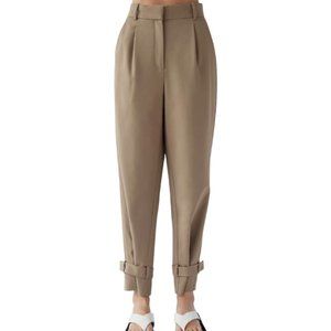 Babaton Lalonde Pant Taupe Beige Size 10